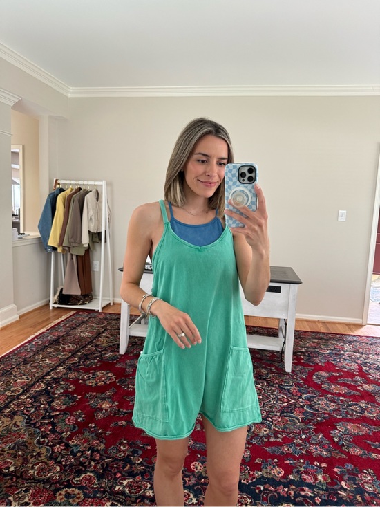 FP Movement by Free People Dresses & Skirts - FP Movement by Free People Green Mini Romper Dress